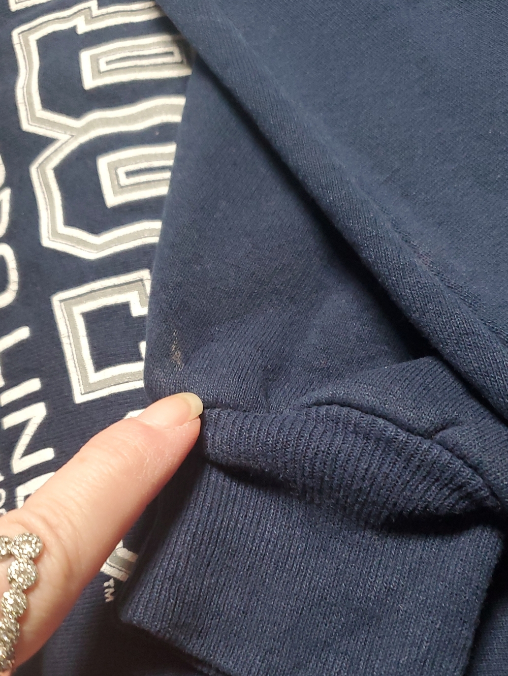 Vintage 90s Russell Athletic Dallas Cowboys Crewneck Sweatshirt Size Med Y2K - Picture 13 of 14